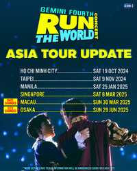 Gemini Fourth Run The World Concert - Asia Tour 2025